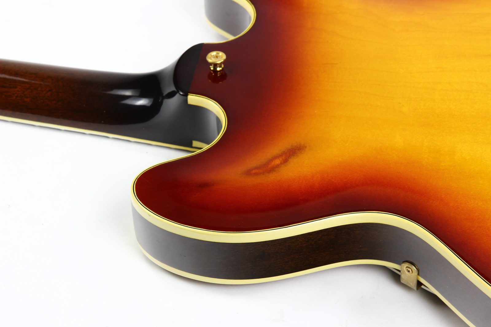 1964 Epiphone Sheraton Sunburst w Original Case | Wide Nut Vintage Kalamazoo
