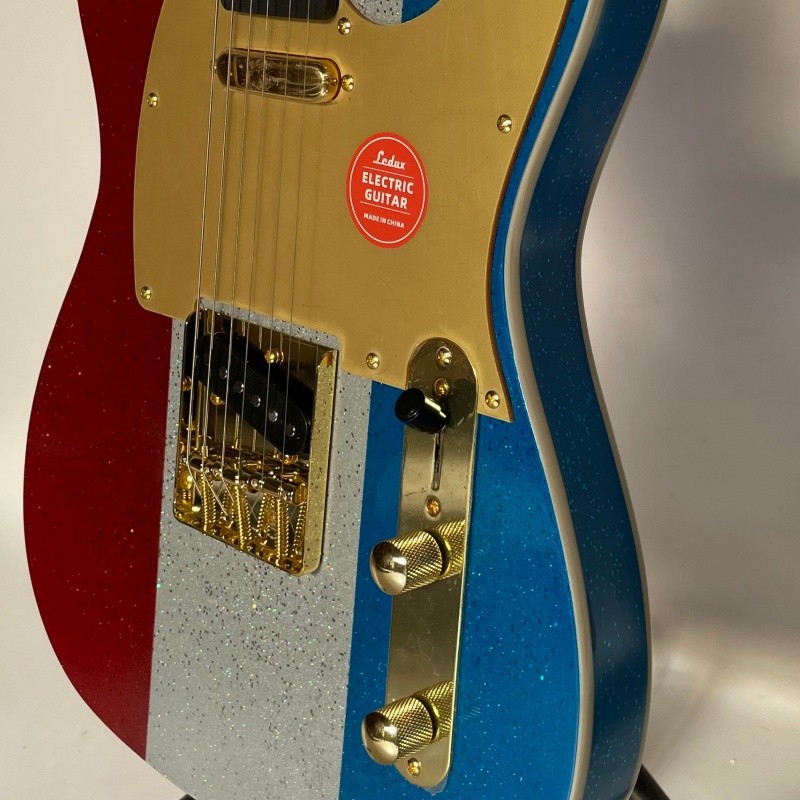 Solid Body Electric Guitar Bone Nut Stainless Rounded Fret Gold Free Shipping