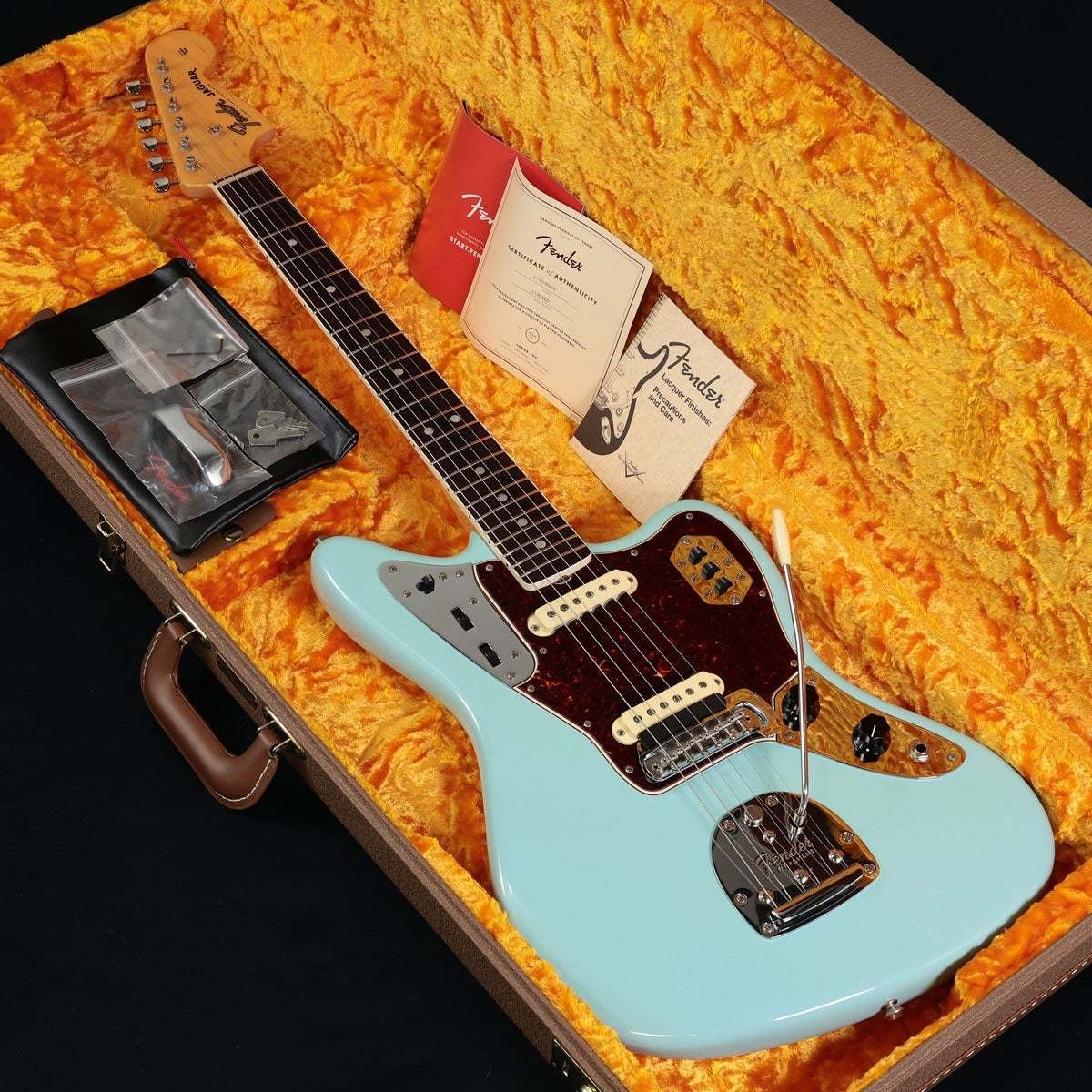Fender American Original 60s Jaguar Rosewood FB Daphne Blue Used
