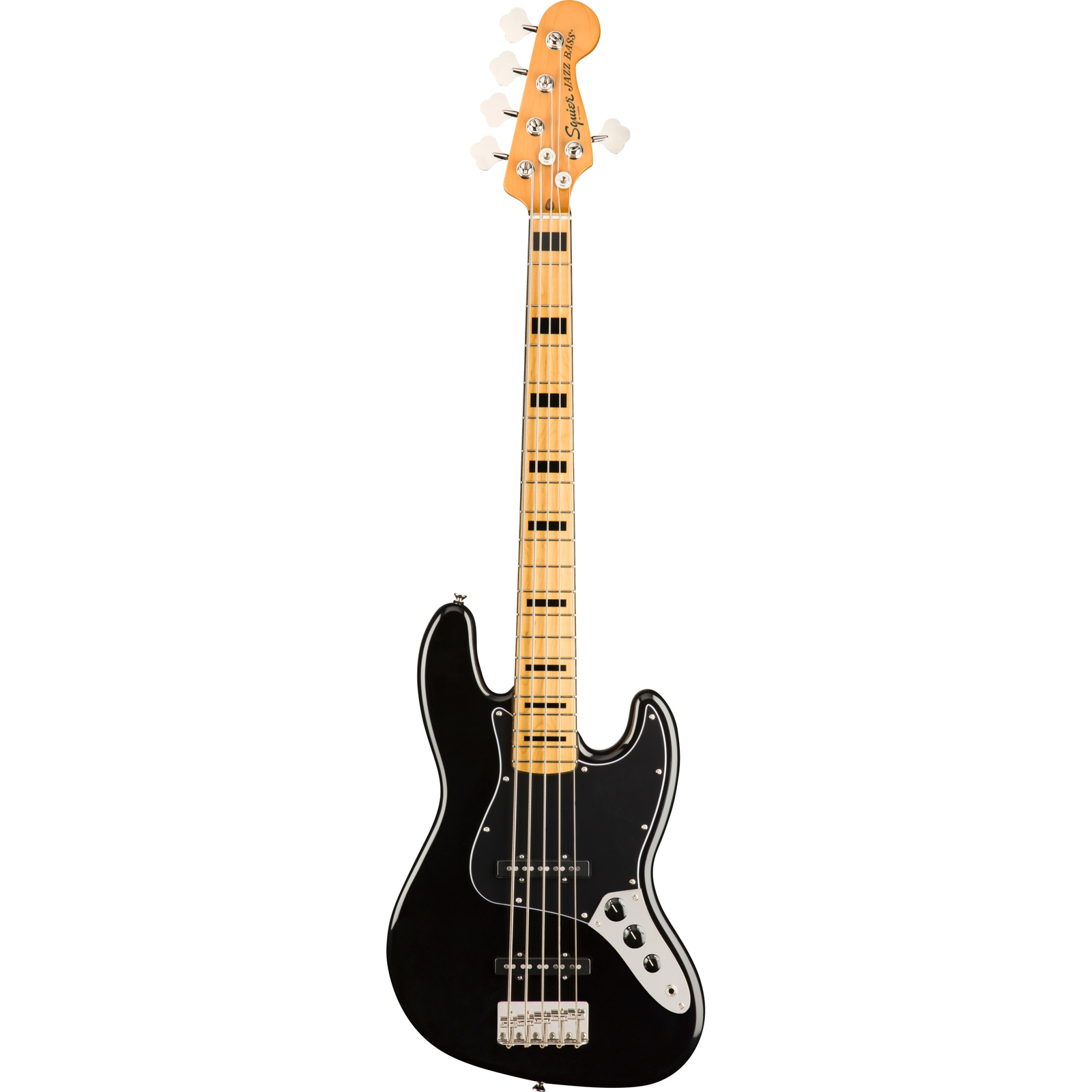 Squier Classic Vibe ’70s Jazz Bass V 5-String Bass Guitar, Maple Fingerboard, Bl