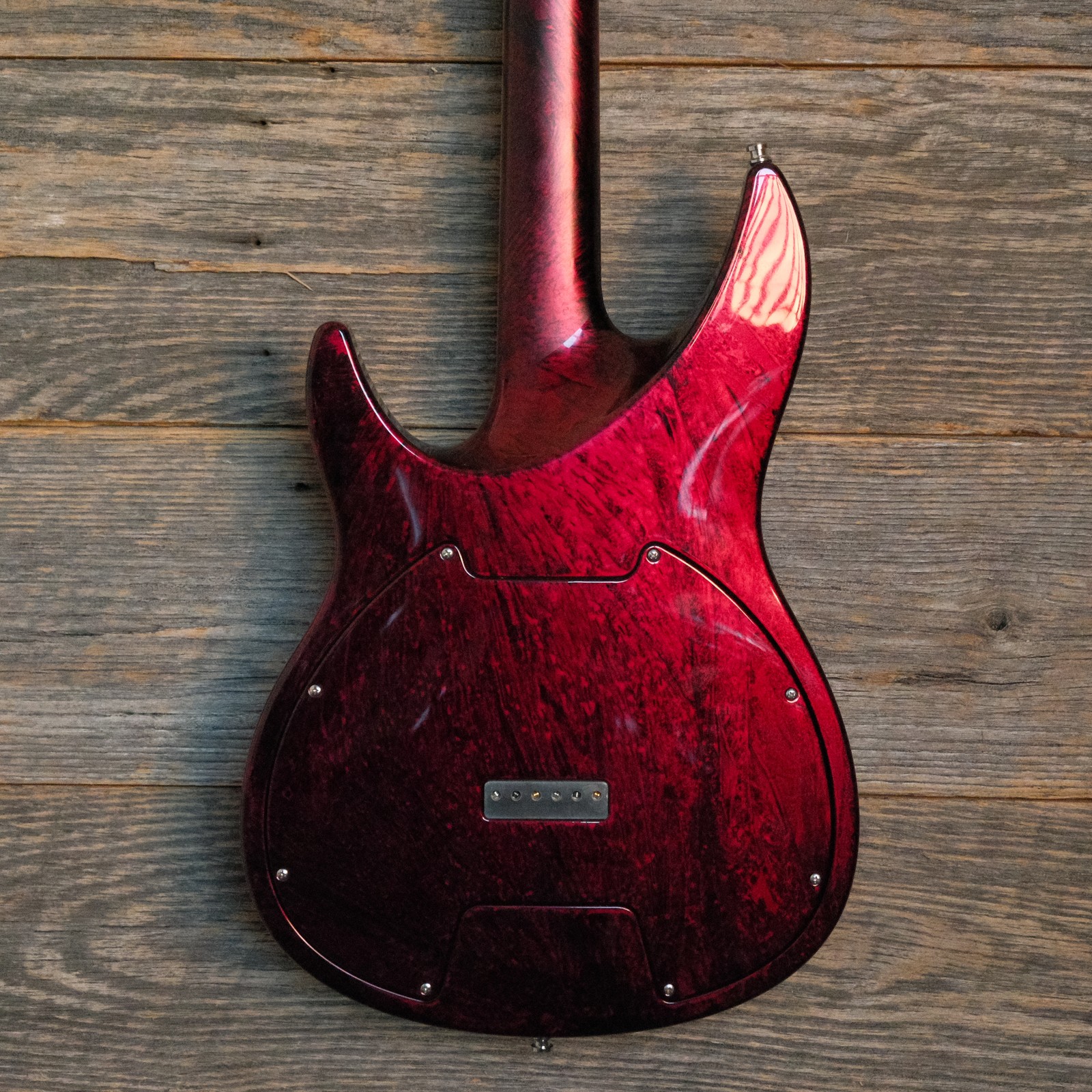 Used Aristides 060 Custom Build Guitar – Ruby Red Marble Burst Gloss w/Case
