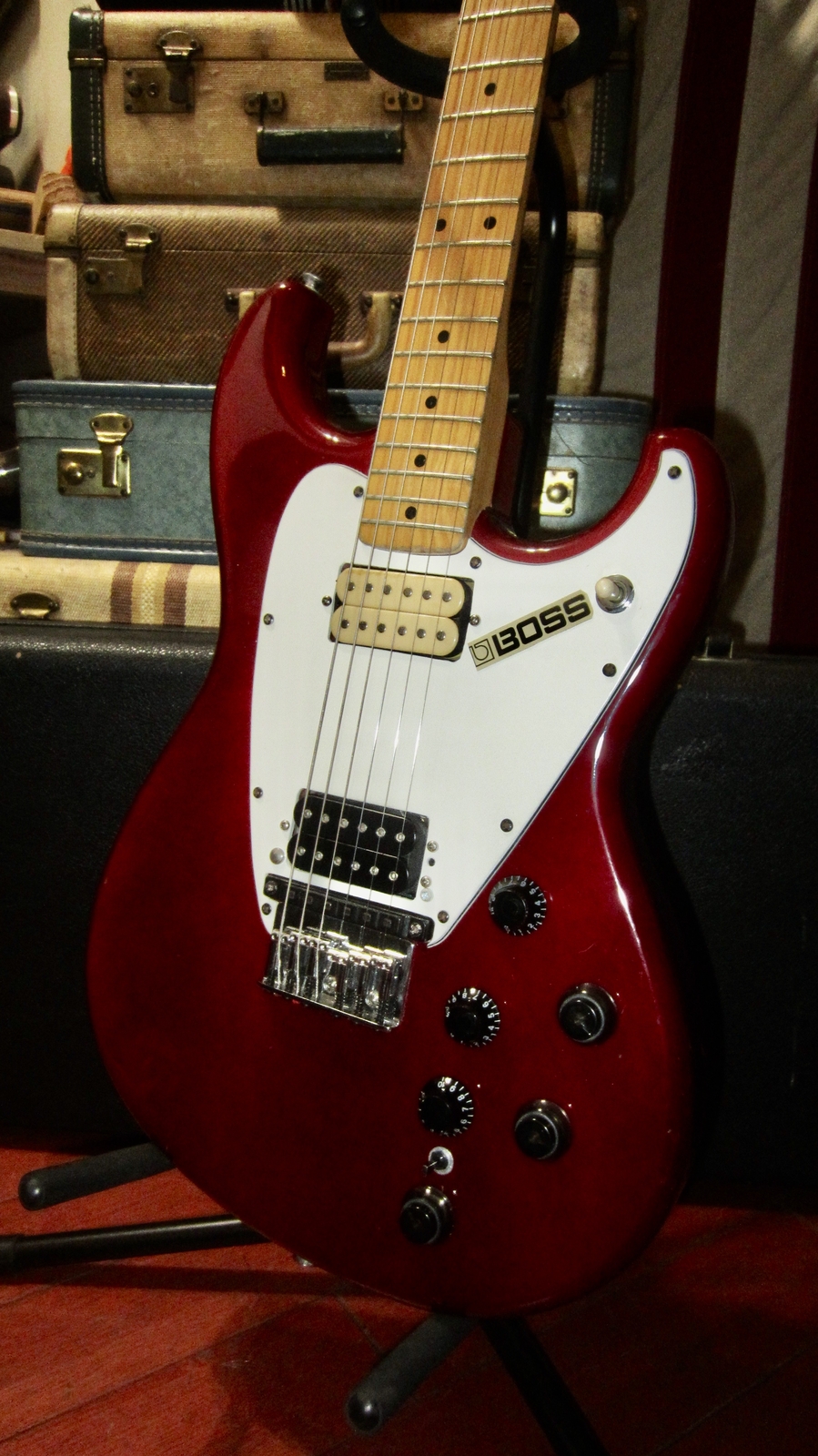 ~1985 Roland G-202 GR Synth Electric Solid Body Guitar Red