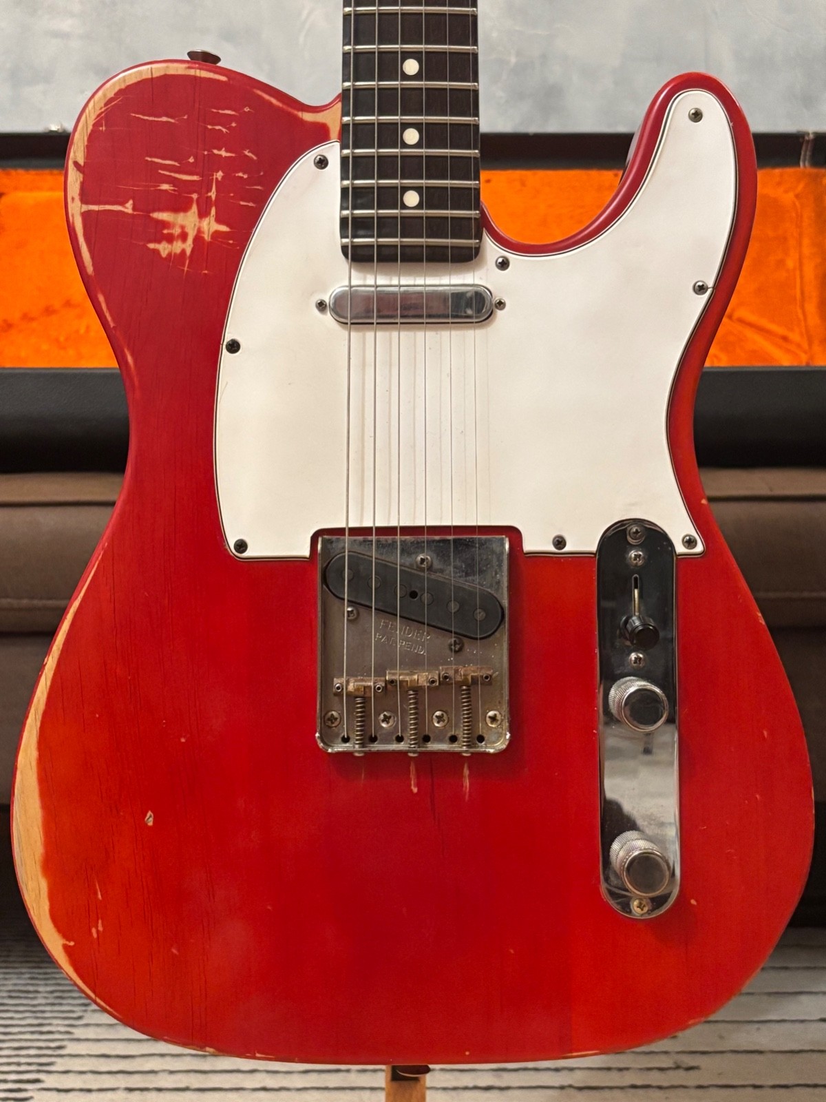 Fender Telecaster 1963 Rare Limited Run Trans Red Model Feather light at 7.4LB