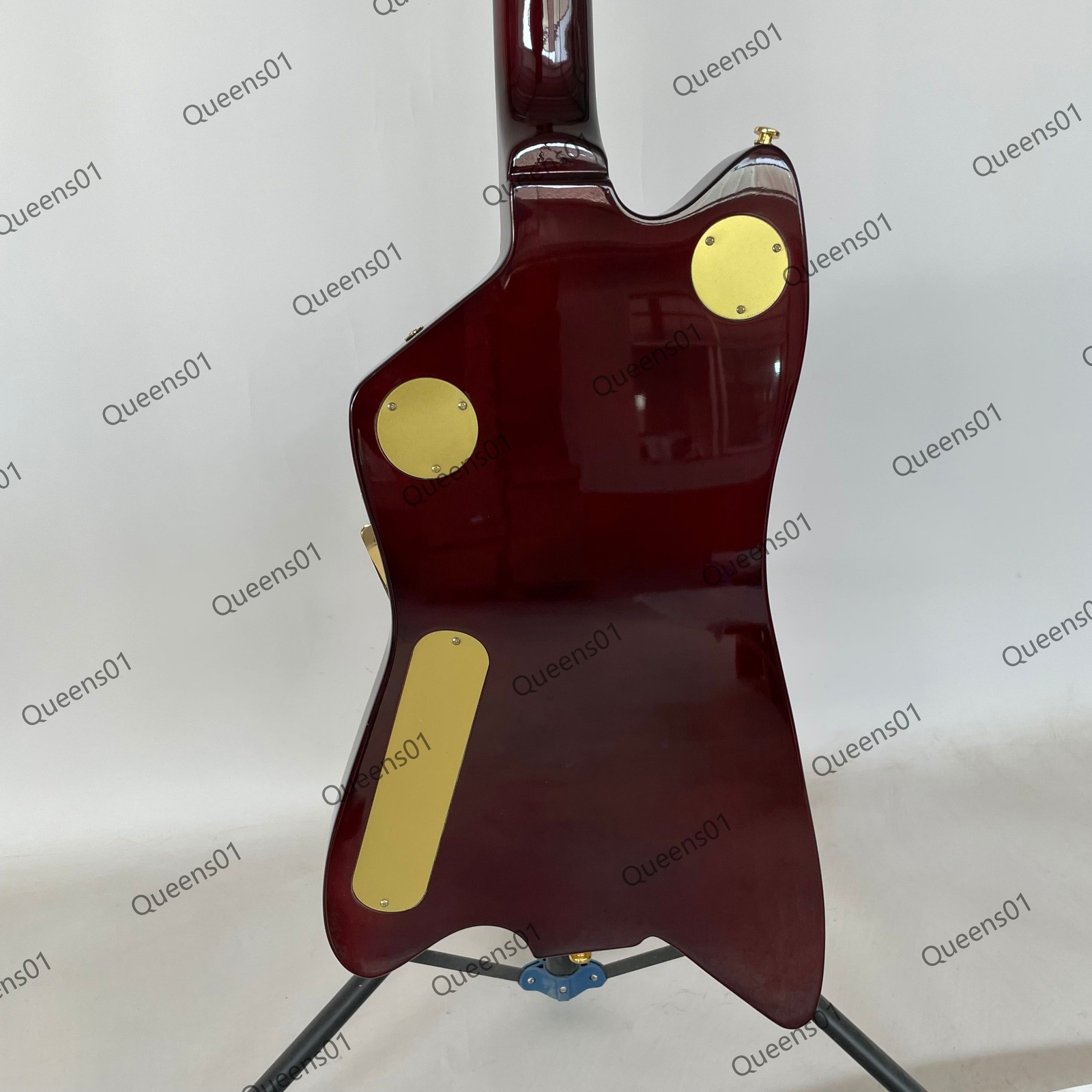 Billy Bo Thunderbird Electric Guitar Solid Body Tremolo Bridge Wine Red Factory