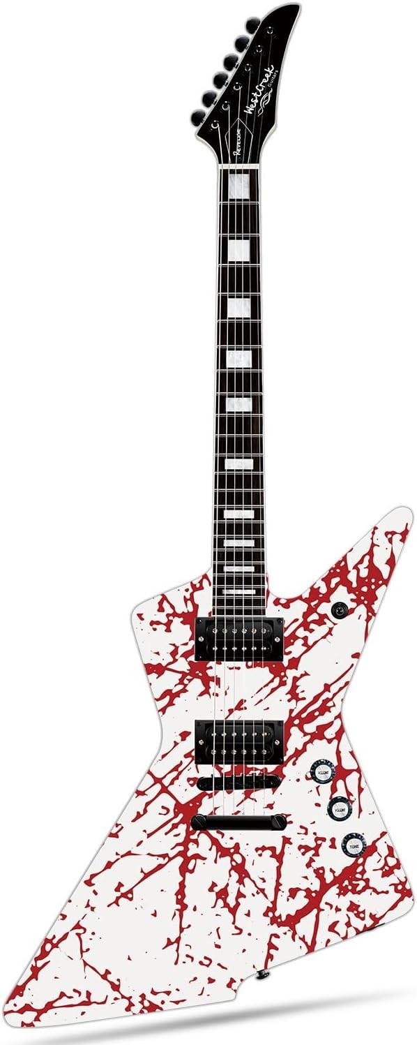 WestCreek Revenge Solid Body Electric Guitar, Heavy Metal Guitar | Right Hand…