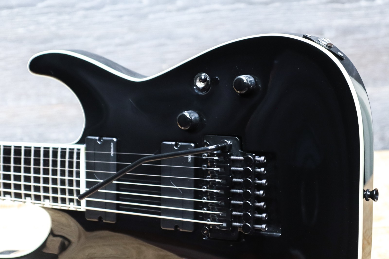 ESP E-II Horizon FR-7 Black with Fishman Fluence Pickups Electric Guitar w/Case