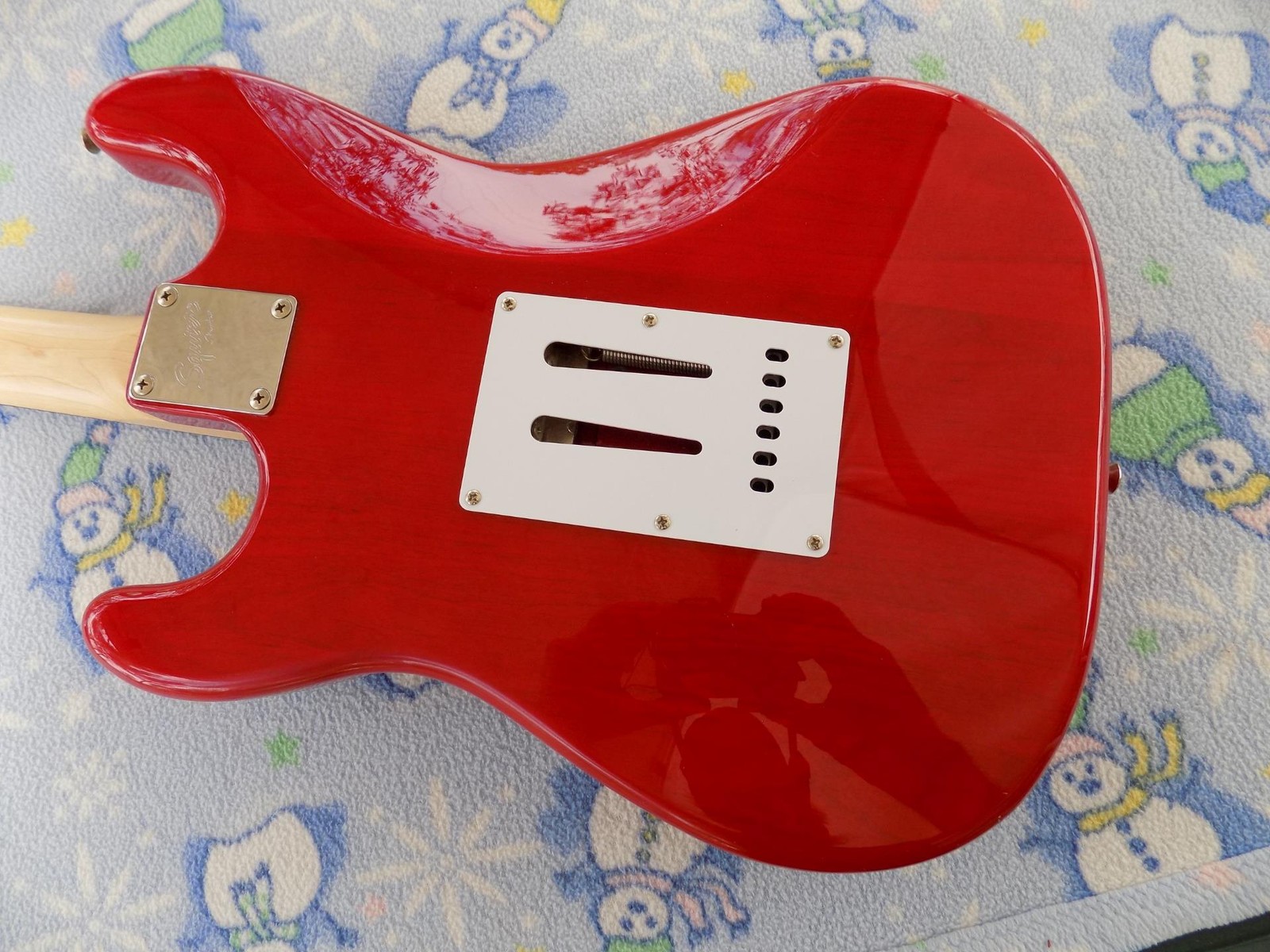 Squier Standard Series Strat, Alnico Pickups, Custom Wiring,Two Point Tremolo