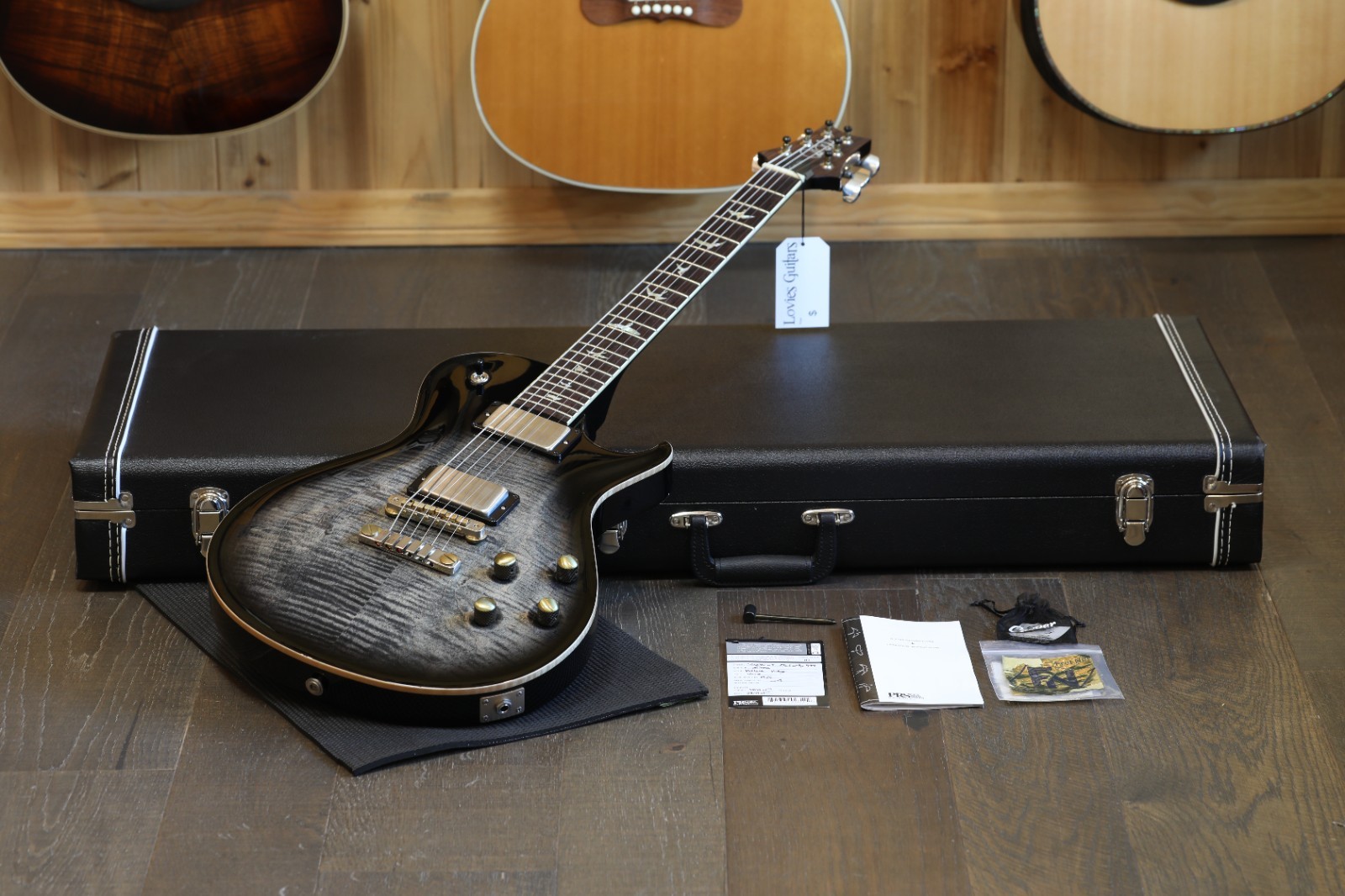 2017 PRS McCarty 594 Singlecut Electric Guitar Charcoal Burst + OHSC