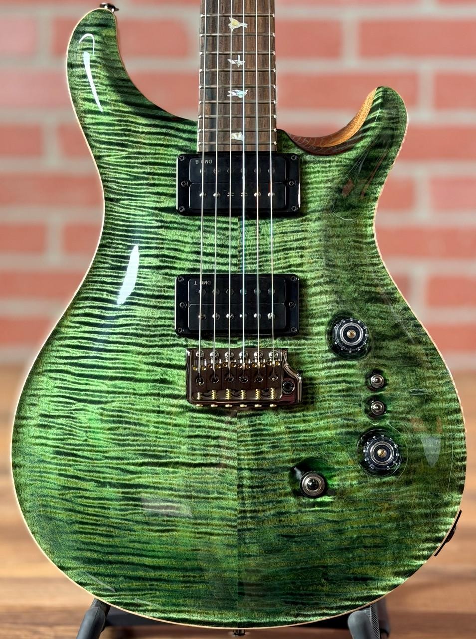 PRS Custom 24-08 10-Top Electric Guitar – Sage with Stained Neck