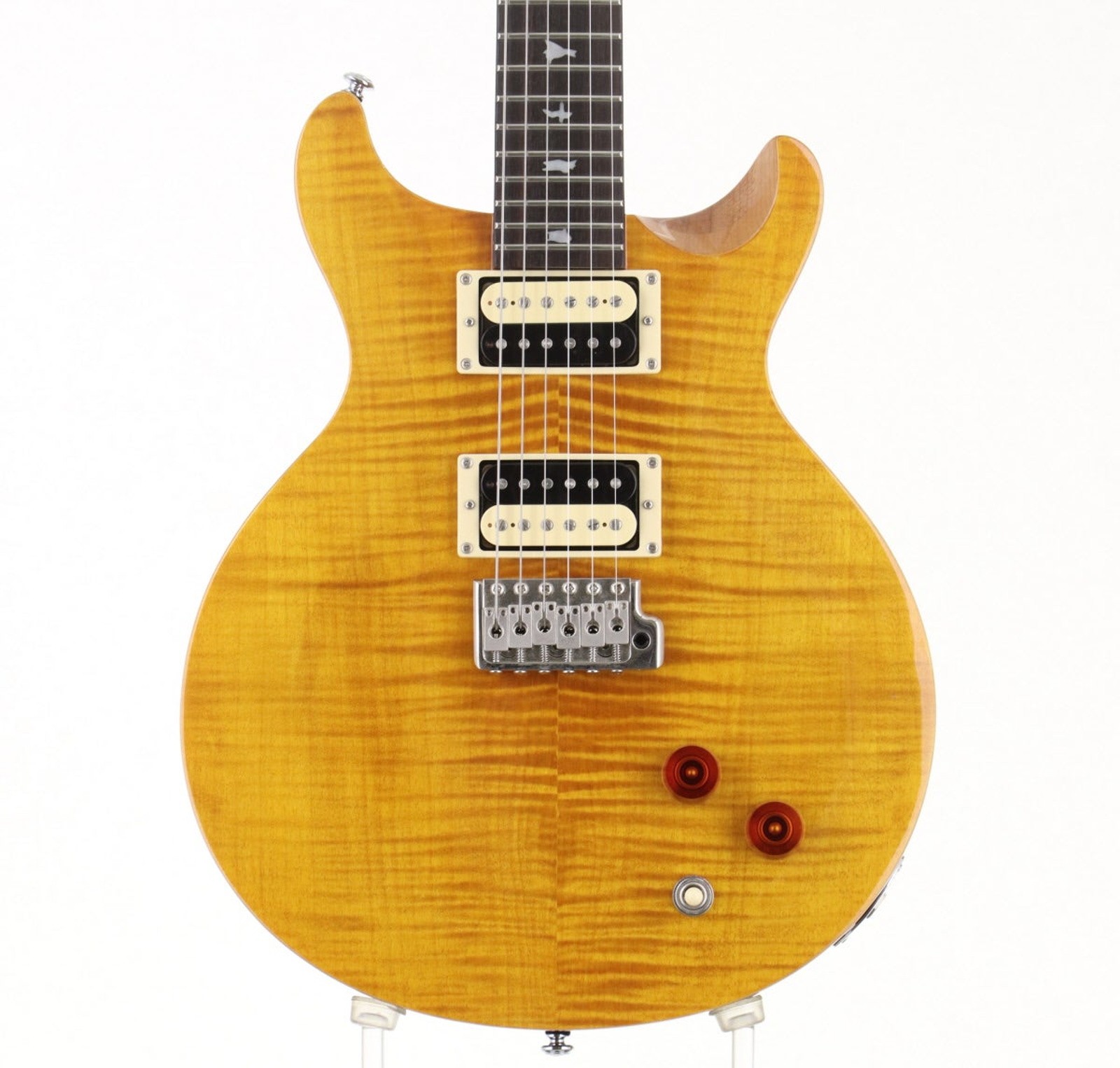 PRS SE Santana Santana Yellow Used 2017 Mahogany Neck Rosewood FB w/Soft Case