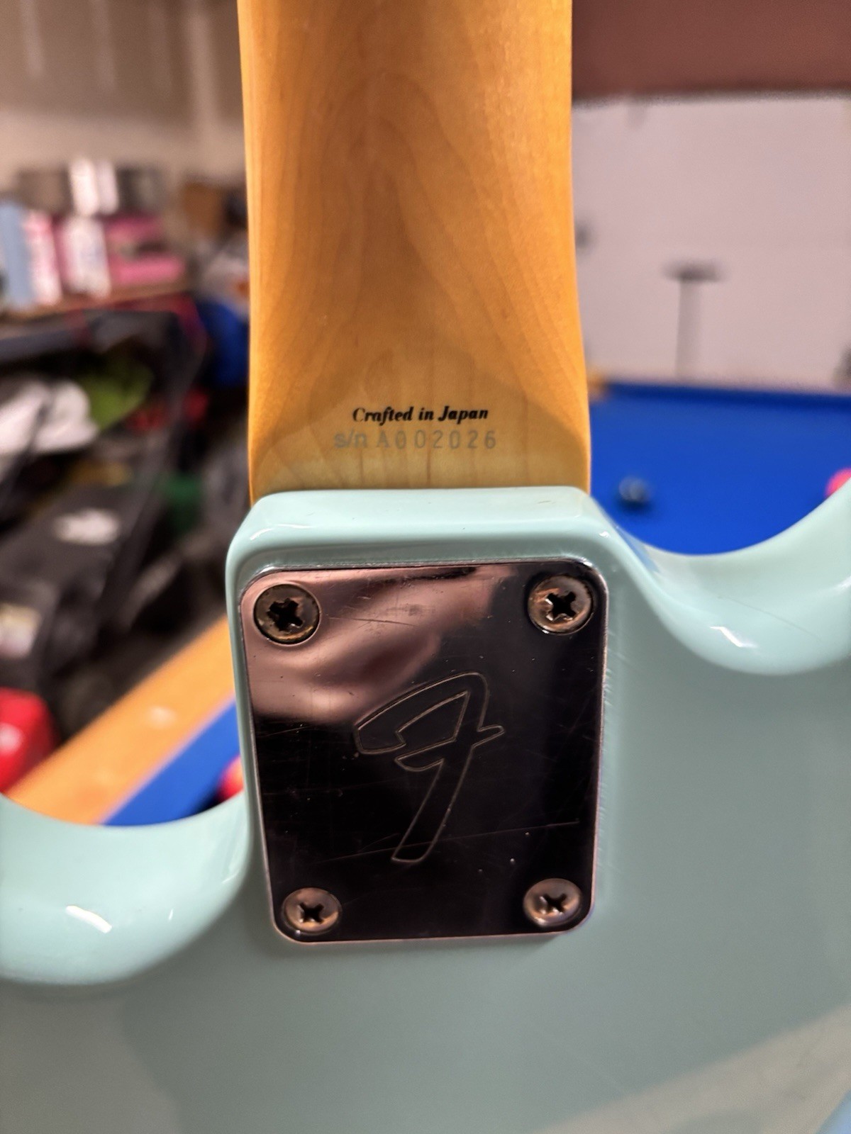 Kurt Cobain style Fender Mustang MG-69 Made in japan 1990s sonic blue