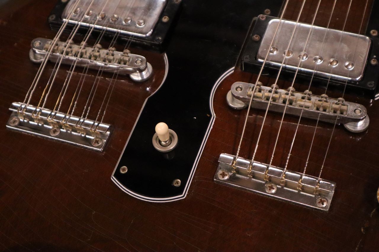 Gibson EDS-1275 Double Neck MID 70S MOD ~walnut~ Used Electric Guitar 1970