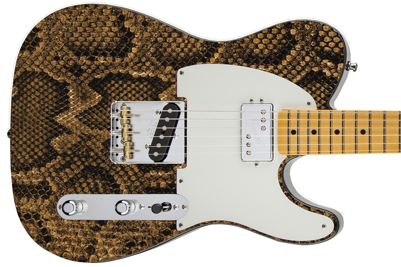 Guitar Skin Wrap Axe Re-skin Vinyl Ashbury Anaconda Gold Snake Skin 1054 B