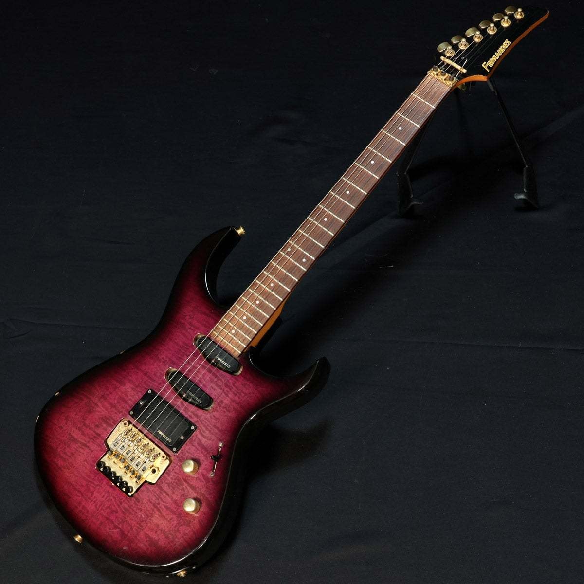 Fernandes/Burny Fgz-550 See Thru Purple Burst Undefined Translation Ali Fukuoka