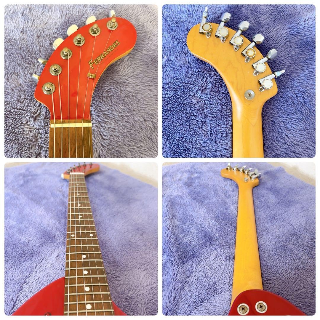 FERNANDES ZO-3 Red Mini Electric Guitar with Speaker