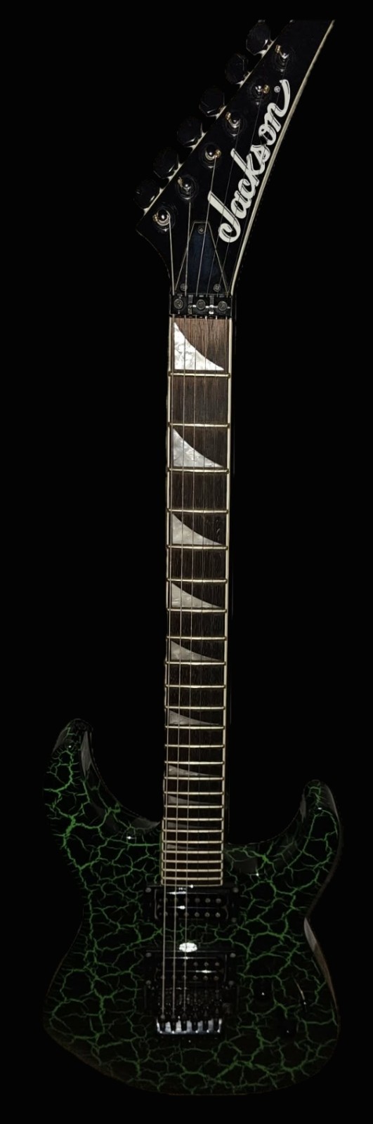 Jackson X Series Soloist SLX Green Crackle Electric Guitar