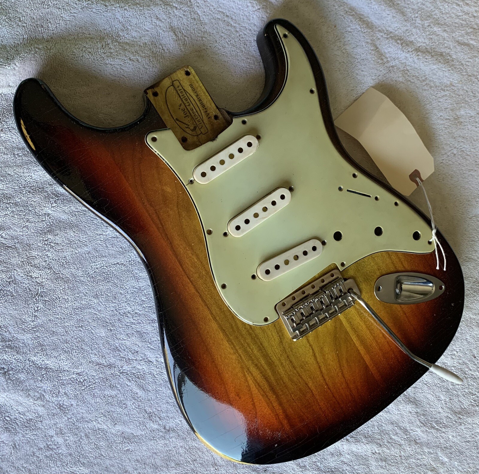 ST BODY RELIC 1960’s style Lacquer 3 Tone SUNBURST ORDER YOURS TODAY JVGuitars
