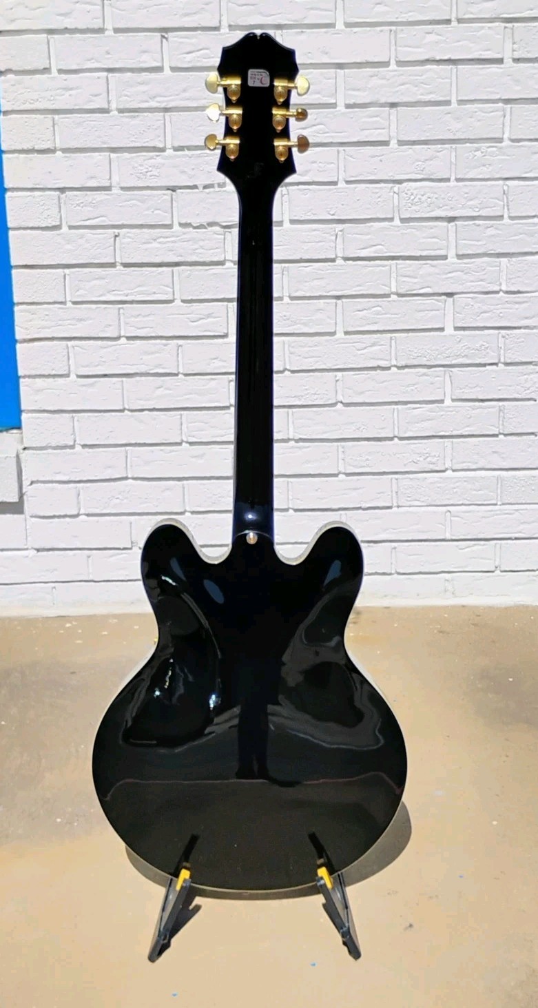 Epiphone Sheraton Ebony Hollow-Body w/HSC! -LL