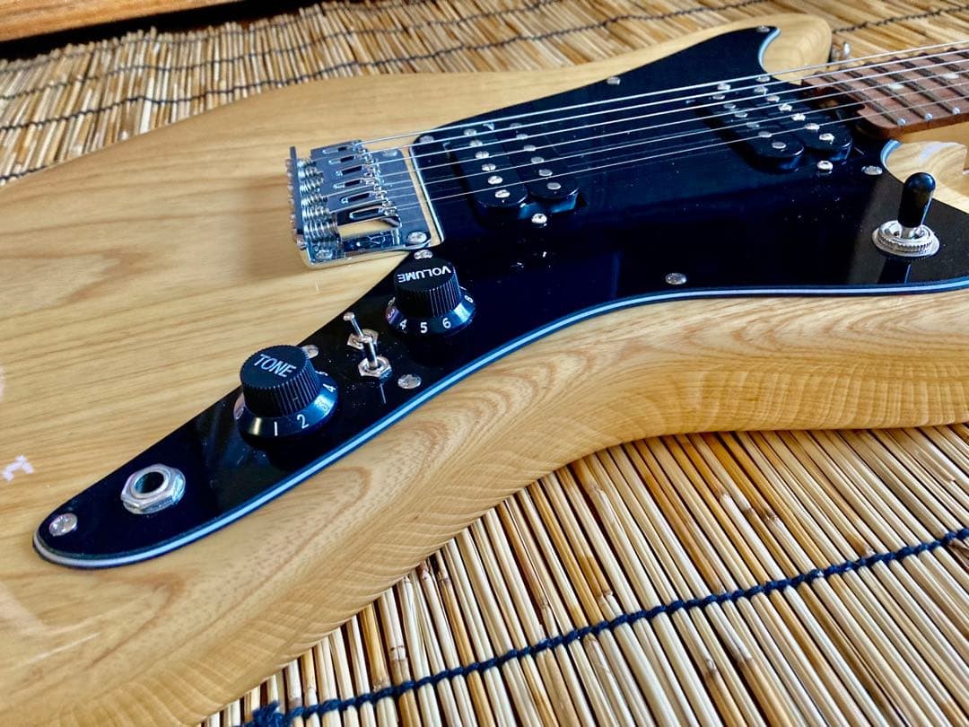 GrassRoots Jazzmaster Electric Guitar Natural Wood Grain 3.4kg Lightweight