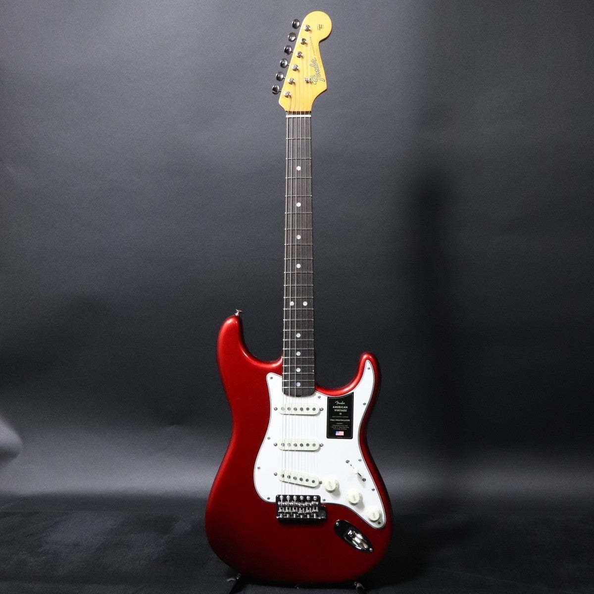 Fender American II 1965 Stratocaster Round-Lam Rosewood Candy Apple Red *To894