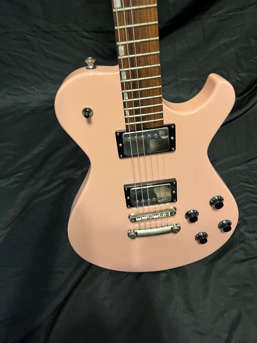 2024 Knaggs SSC-J Steve Stevens Signature Guitar in Shell Pink-OHSC-Signed Back