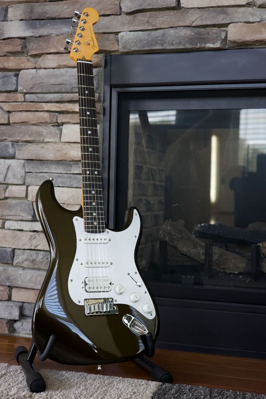 Fender American Ultra II Stratocaster Electric Guitar Texas Tea Finish w/ OHSC