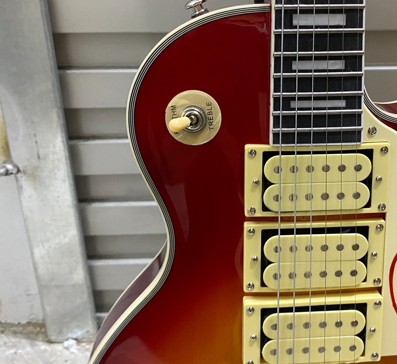 Custom Electric Guitar – Solid Mahogany Body 6-String HHH pickups HOT HOT