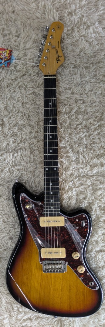 Tagima TW61 Offset Electric Guitar w/P90s, Sunburst Finish – B-stock – Jazz Mstr