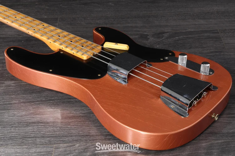 Fender Custom Shop 1951 Precision Bass Journeyman Relic – Burgundy Mist