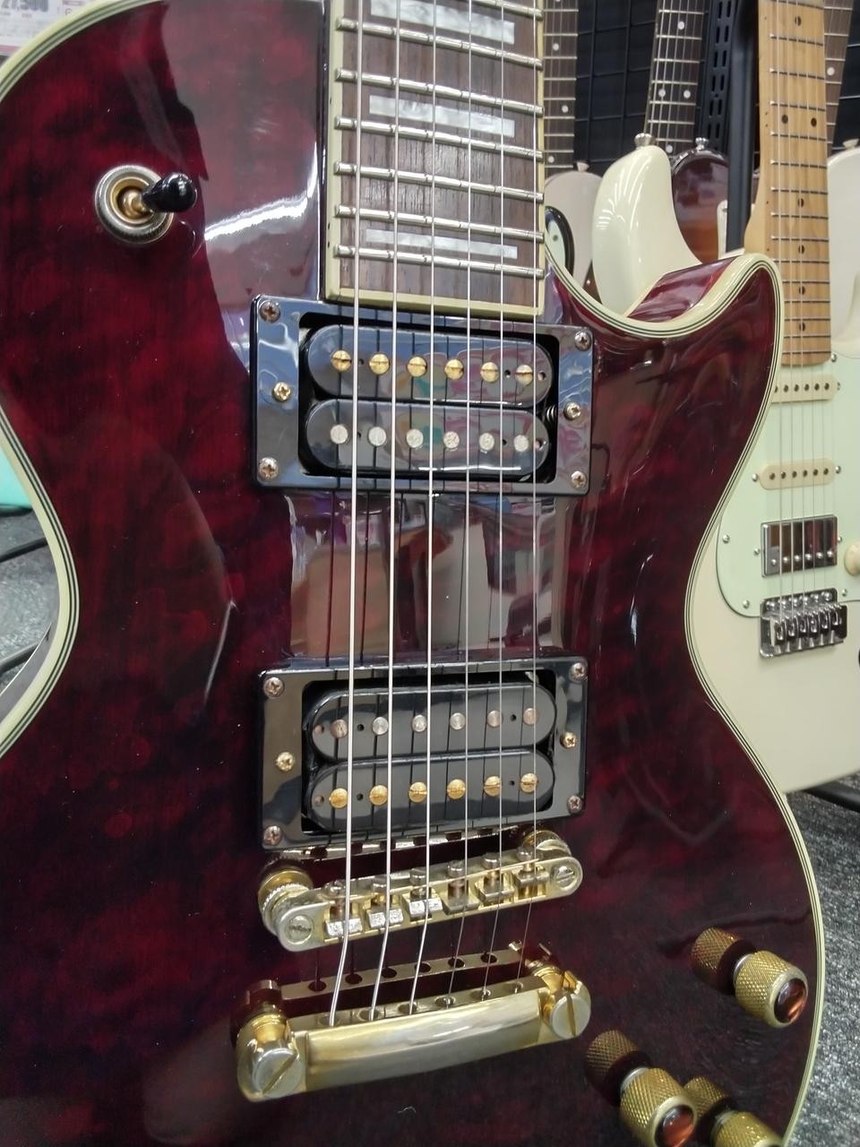 EPIPHONE LES PAUL CUSTOM PROPHECY PLUS ELECTRIC GUITAR 114230