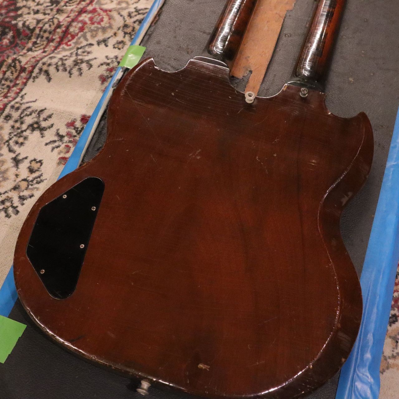 Gibson EDS-1275 Double Neck MID 70S MOD ~walnut~ Used Electric Guitar 1970