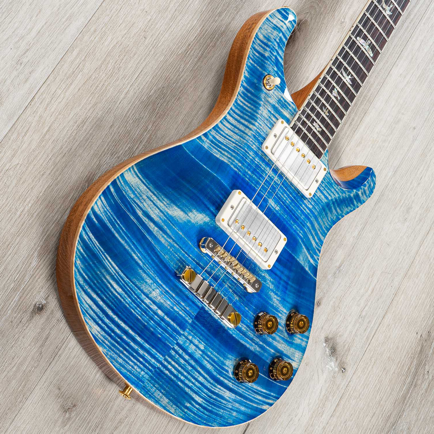 PRS Paul Reed Smith McCarty 594 10-Top Guitar, Wing Tuners, Faded Blue Jean