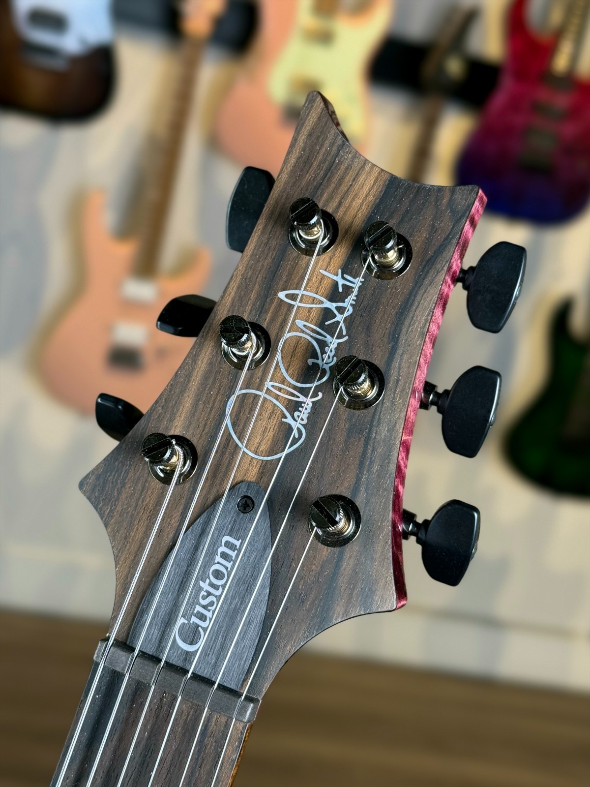 PRS Custom 24-08 “10 Top” Wood Library – Pomegnatate – Private Stock Color