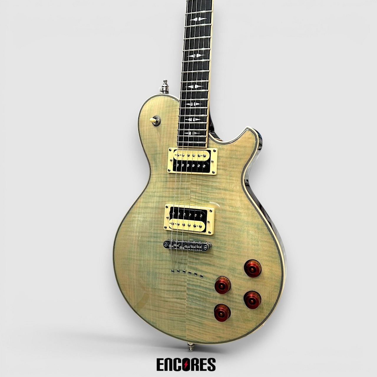 [MICHAEL] KELLY Patriot Decree Coral Blue Used Mahogany Neck Ebony FB Coral Blue