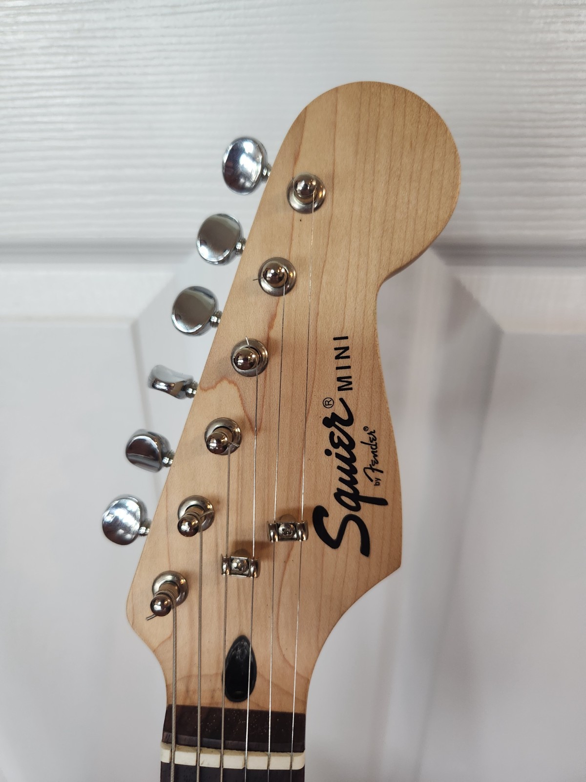 2006 Fender Squier Mini Hello Kitty Electric Guitar with strap and case