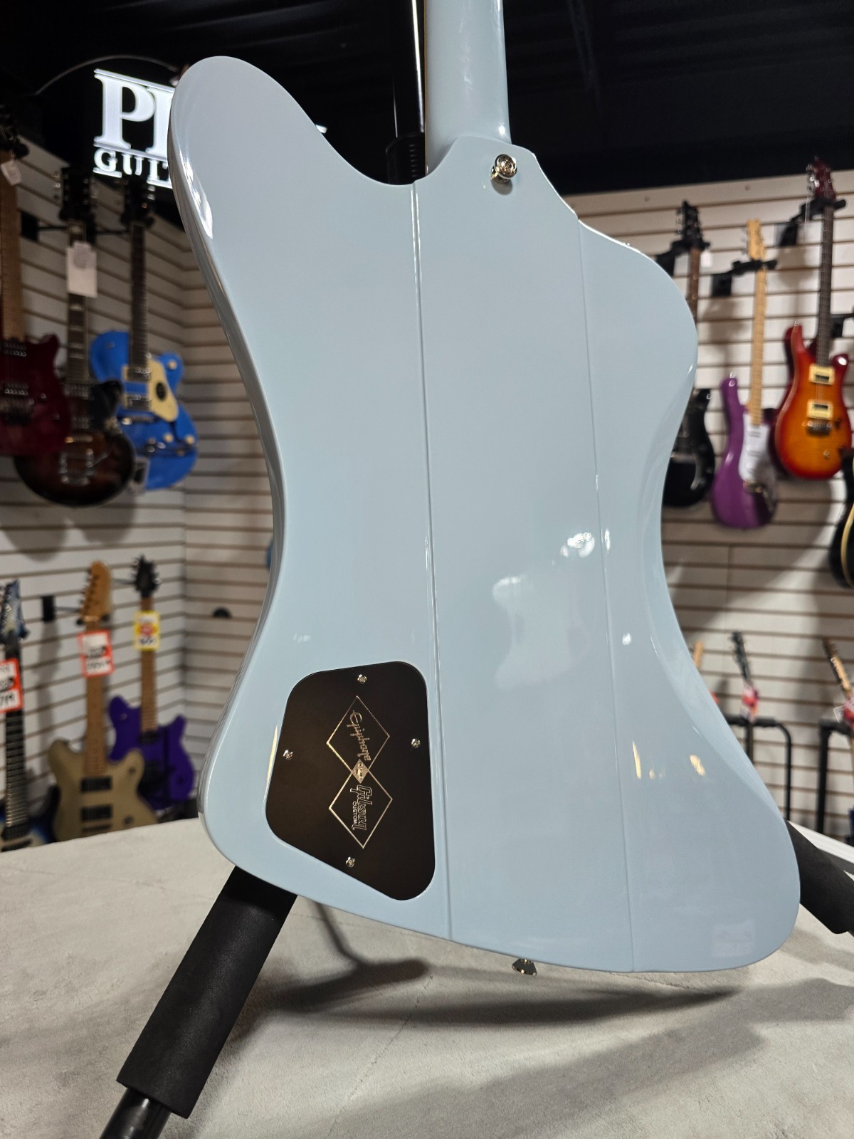 Epiphone 1963 Firebird V – Frost Blue w/ OHSC & PLEK*D #644