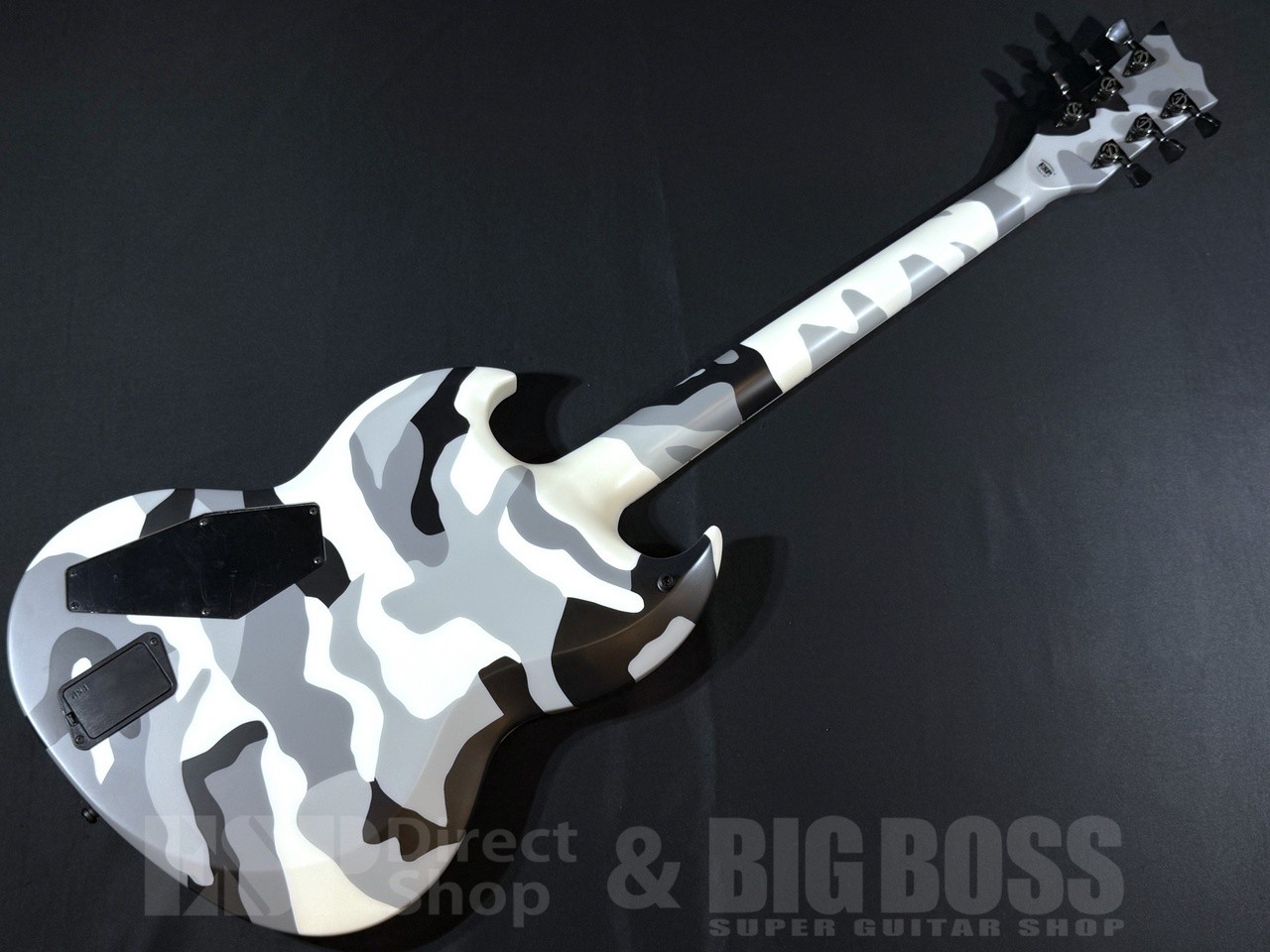 E-II VIPER Urban Camo Electric Guitar Mahogany Body Thin U Neck Used