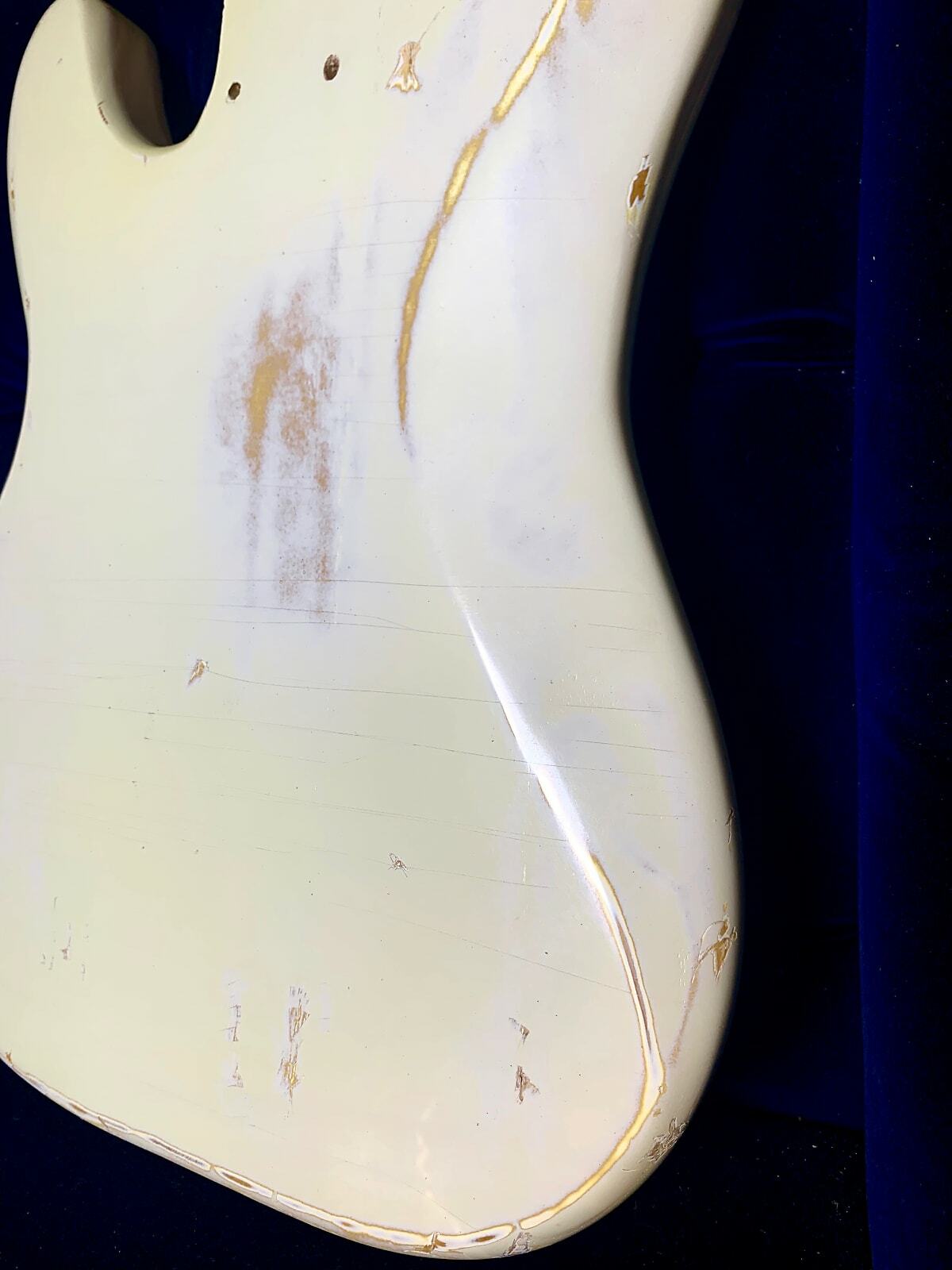 P bass Body NITRO RELIC Olympic White Premium Lightweight PLACE ORDER JVGuitars