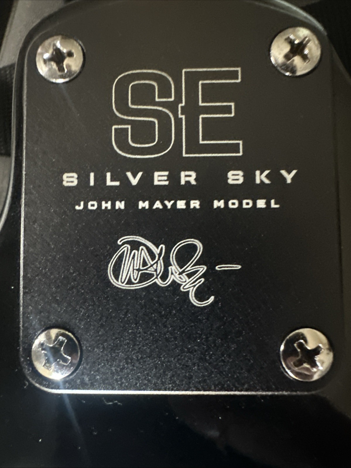 PRS SE Silver Sky John Mayer Signature Black with Upgraded Pickups and Gig Bag