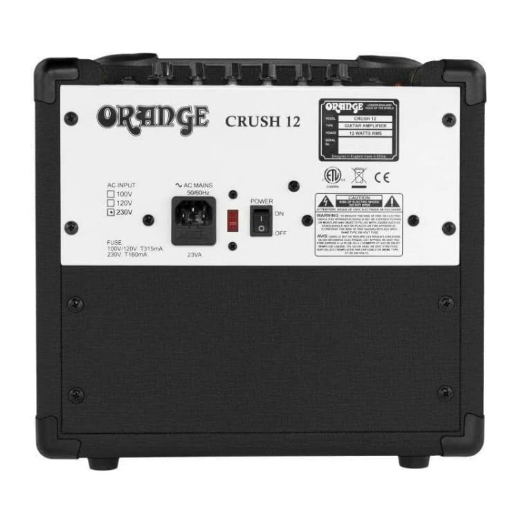 ORANGE Crush 12W Guitar Amp 1 x 6 Combo Guitar Amplifier CRUSH 12 Black From