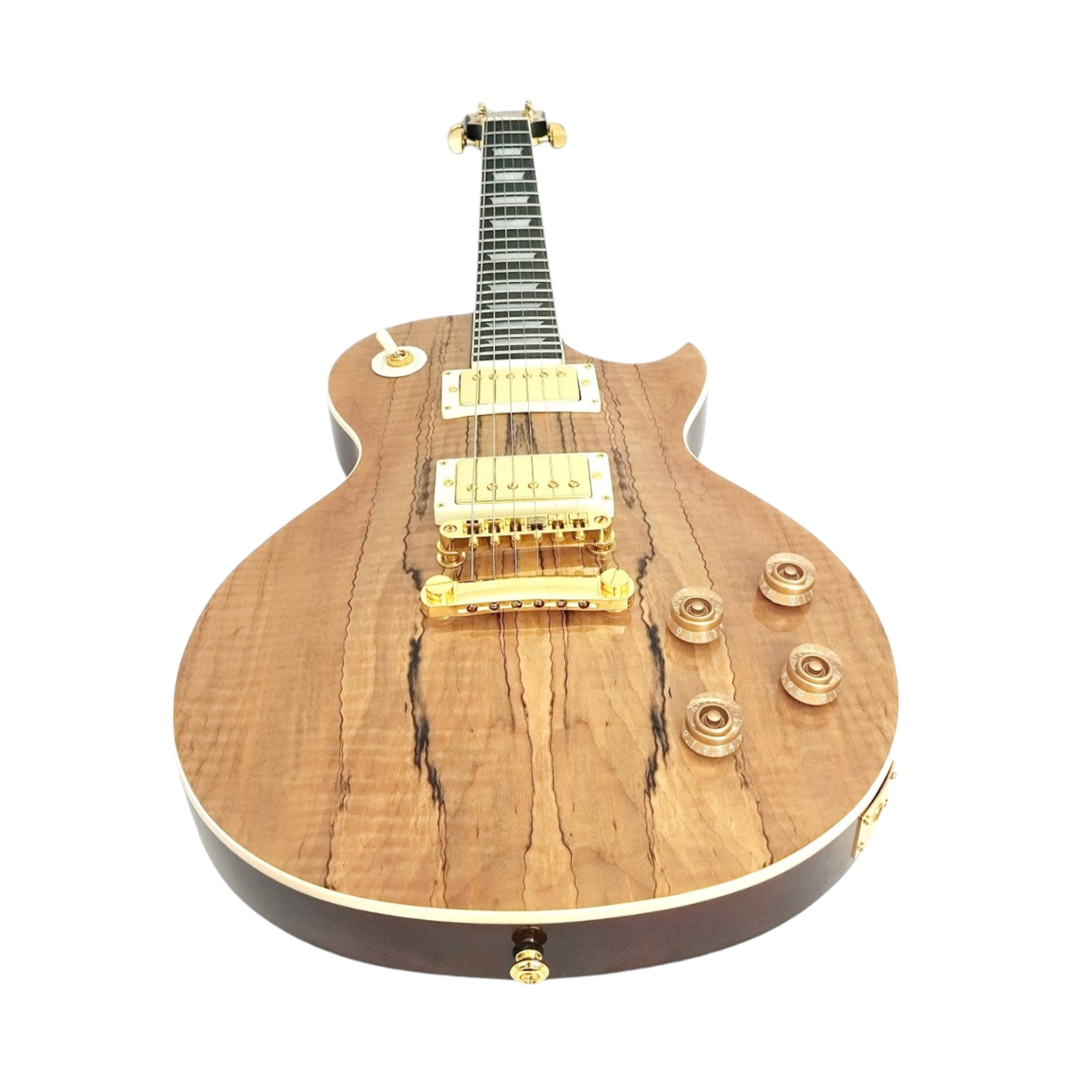 Products Haze SEG227GC Spalted Maple Veneer HLP Electric Guitars
