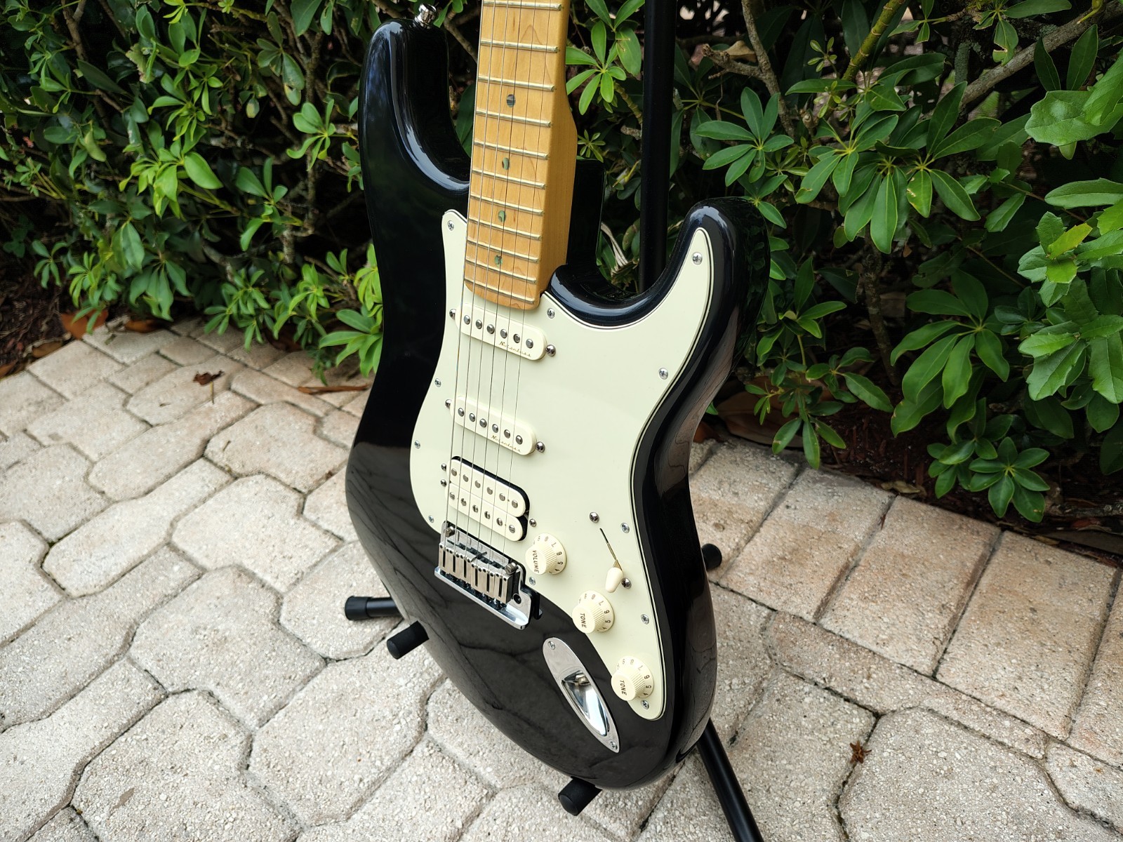2002 Fender American Deluxe Stratocaster Black Fat Strat *UNPLAYED*