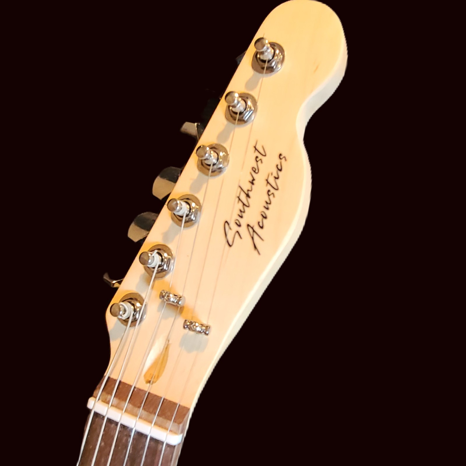 Telecaster Guitar by Southwest Acoustics /White/Vintage Pickups- Fully Set up