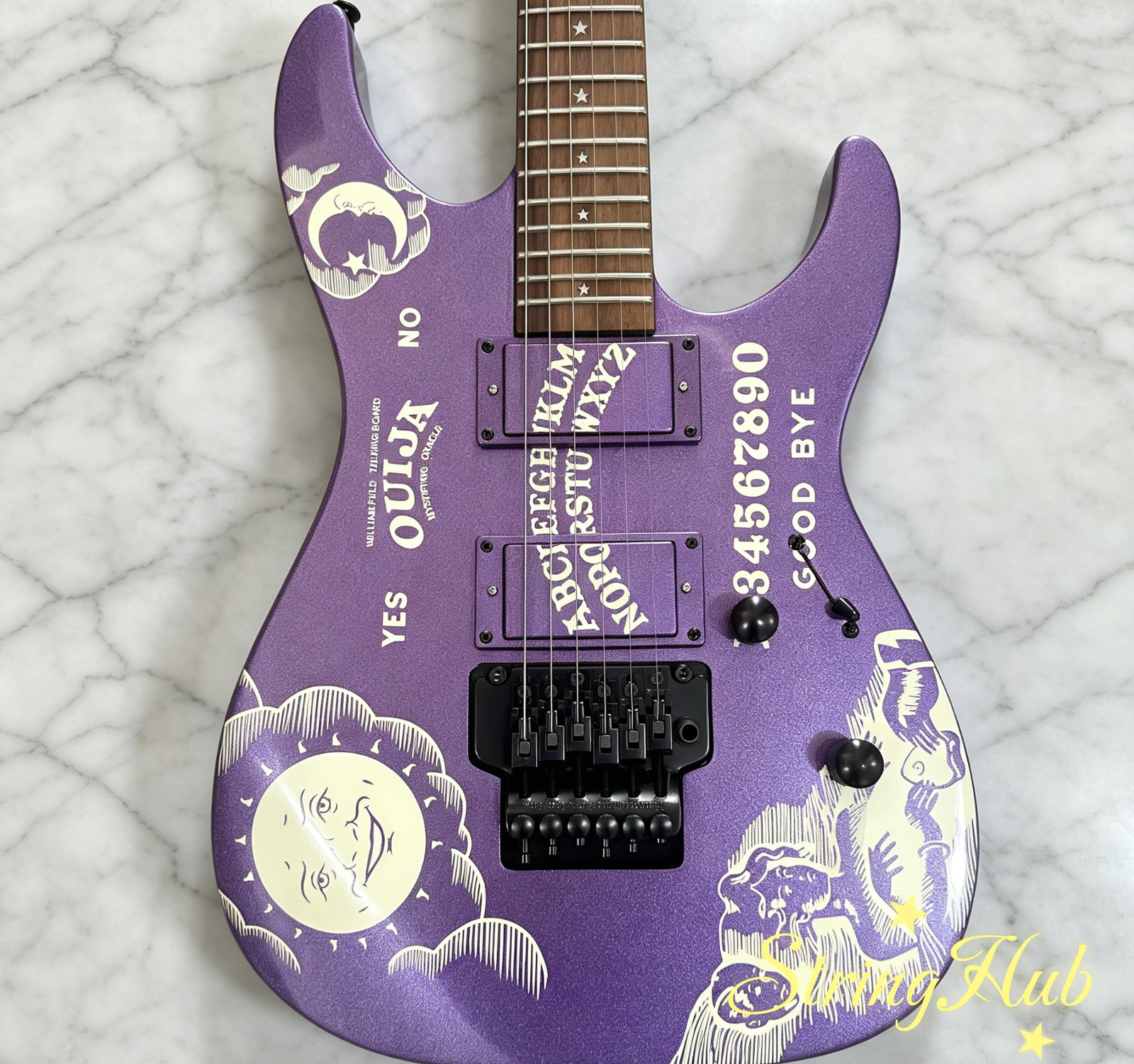 Us Warehouse Kirk Hammett Signature KH-Ouija Electric Guitar – Limited Edition