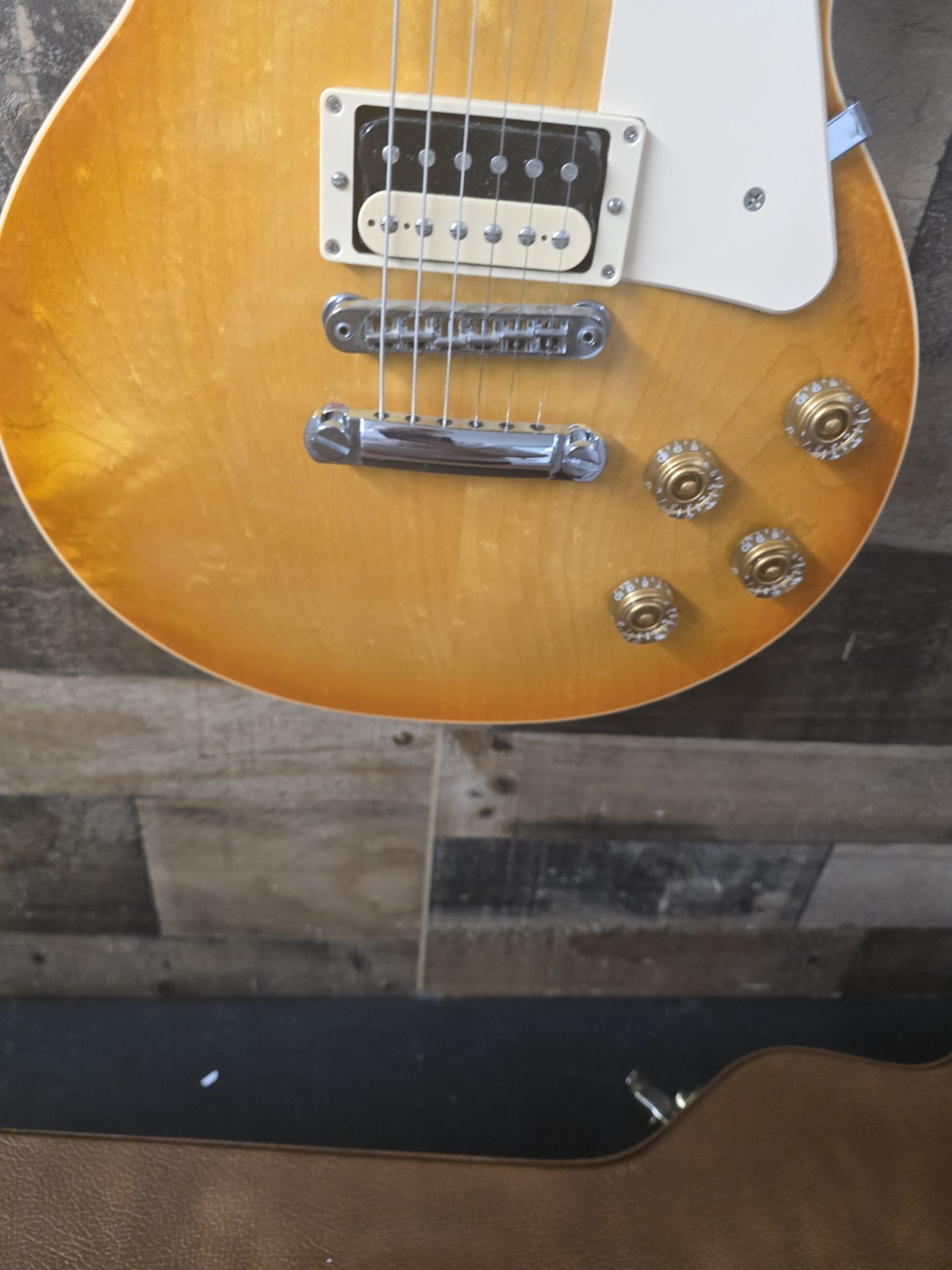 2016 Gibson Les Paul Traditional Lemon Burst With Ohsc 50s 9.5 Lb