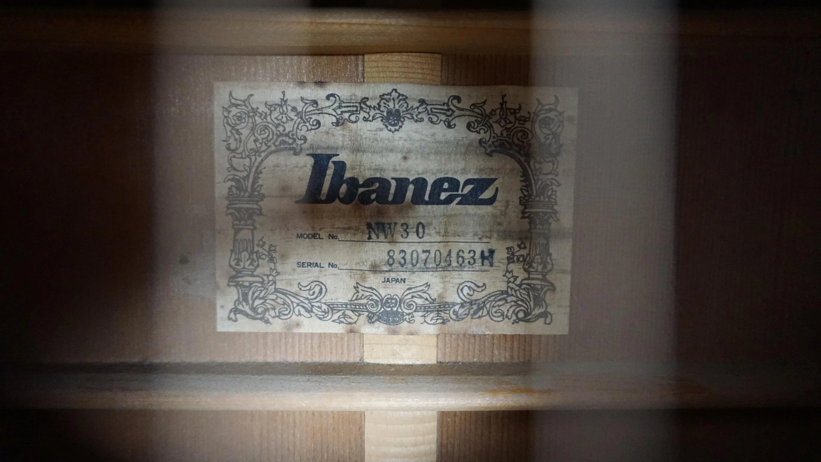 Ibanez NW-30 1983 – Natural Wood all Cedar