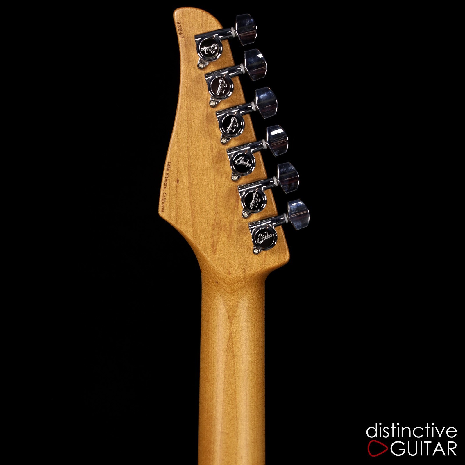 SUHR CLASSIC S CUSTOM – CANDY APPLE RED DRIP FINISH – HSS W/ ROASTED MAPLE NECK