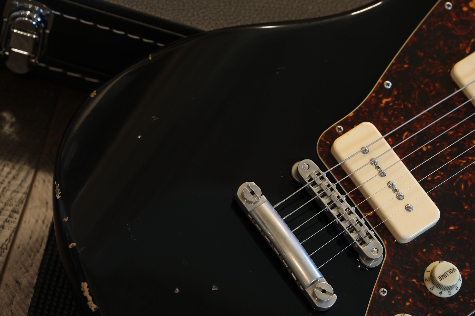 2018 K-line San Bernadino P90’s Electric Guitar Black + HSC