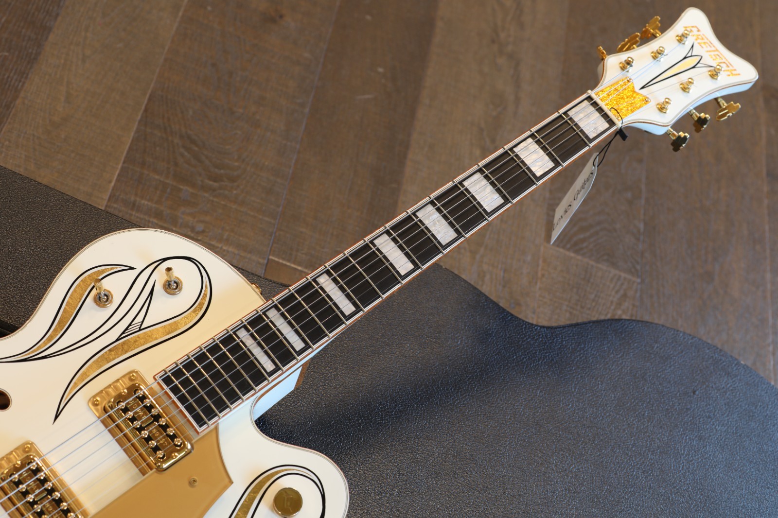 Mint! 2008 Gretsch G7593 White Falcon “Jimmy C” 125th Anni Elec Guitar + OHSC