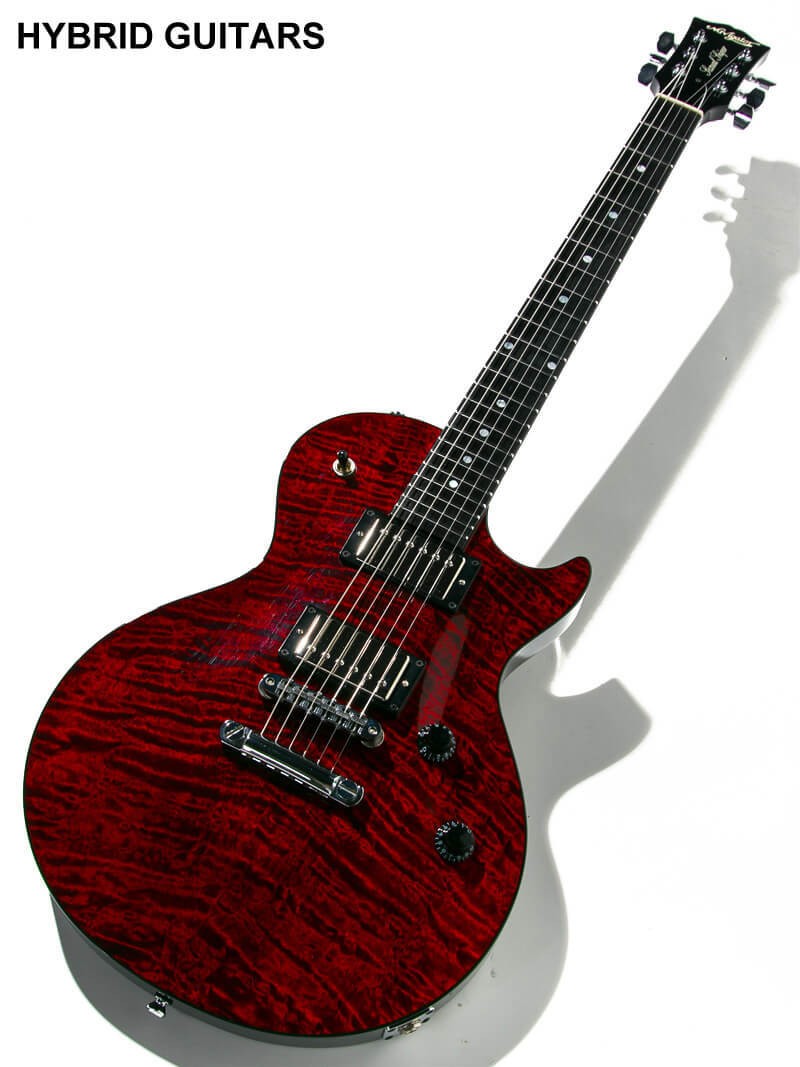 Navigator LES Paul Type Figured Wine RED 2008 Used Electric Guitar 2008